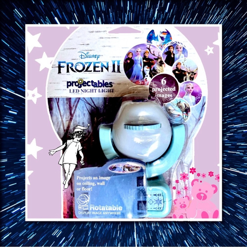 🆕 Disney Frozen II Nightlight Projector ~ Unisex ~ Kids ~ LED Nightlight ~ BNWT